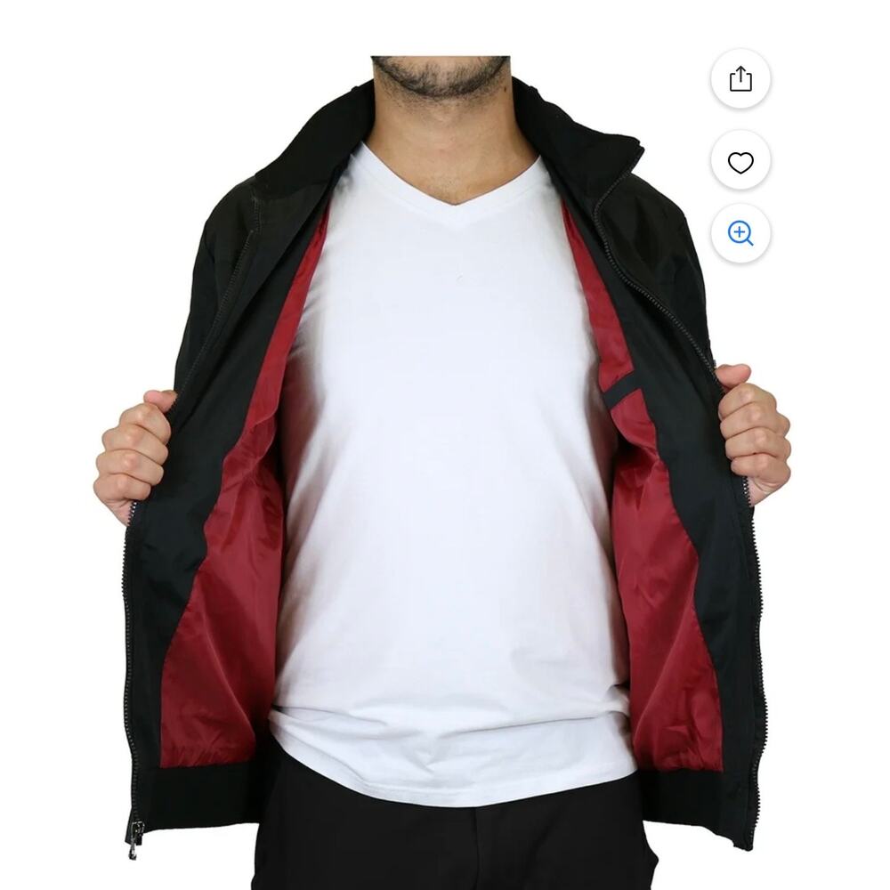 GBH Mens Lightweight Flight Moto Bomber Jackets